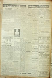 Página do jornal Unitário de fevereiro de 1955