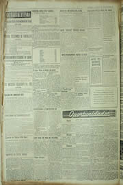 Página do jornal Unitário de fevereiro de 1955