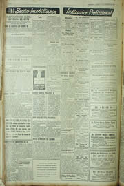 Página do jornal Unitário de fevereiro de 1955