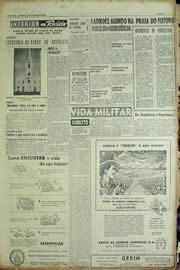 Página do jornal Unitário de fevereiro de 1955