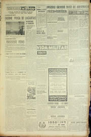 Página do jornal Unitário de março de 1955