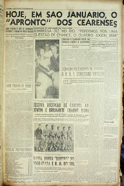 Página do jornal Unitário de março de 1955