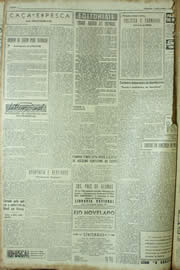 Página do jornal Unitário de março de 1955
