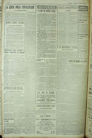 Página do jornal Unitário de março de 1955