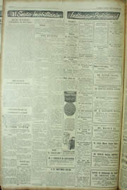 Página do jornal Unitário de março de 1955