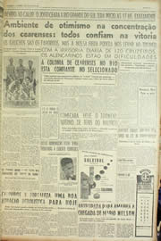 Página do jornal Unitário de março de 1955