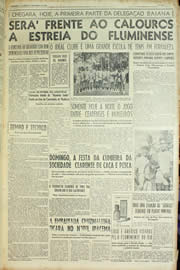 Página do jornal Unitário de março de 1955