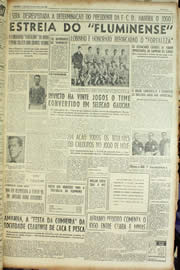 Página do jornal Unitário de março de 1955