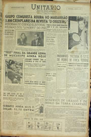 Página do jornal Unitário de março de 1955