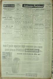 Página do jornal Unitário de março de 1955
