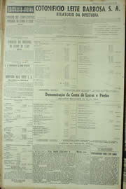 Página do jornal Unitário de março de 1955