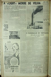 Página do jornal Unitário de março de 1955