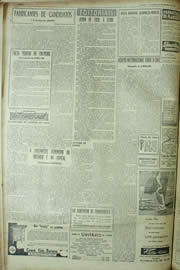Página do jornal Unitário de março de 1955