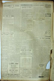 Página do jornal Unitário de abril de 1955