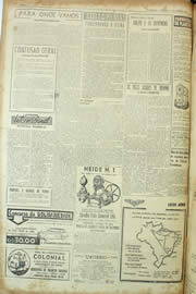 Página do jornal Unitário de abril de 1955