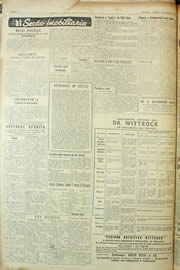 Página do jornal Unitário de abril de 1955