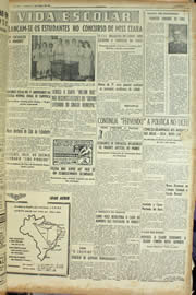 Página do jornal Unitário de abril de 1955