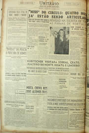Página do jornal Unitário de abril de 1955