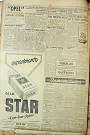 Página do jornal Unitário de abril de 1955