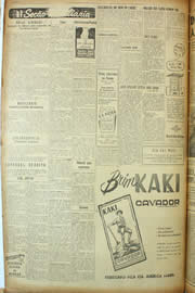 Página do jornal Unitário de abril de 1955