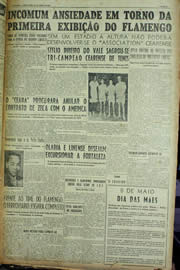 Página do jornal Unitário de abril de 1955