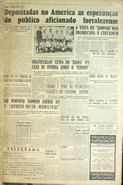 Página do jornal Unitário de outubro de 1955