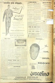 Página do jornal Unitário de outubro de 1955
