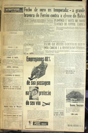 Página do jornal Unitário de outubro de 1955