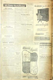 Página do jornal Unitário de outubro de 1955