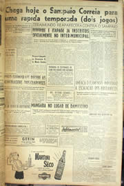 Página do jornal Unitário de outubro de 1955