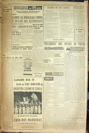 Página do jornal Unitário de outubro de 1955