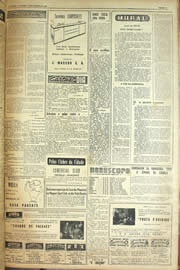 Página do jornal Unitário de outubro de 1955