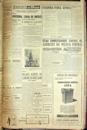 Página do jornal Unitário de outubro de 1955