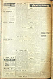 Página do jornal Unitário de outubro de 1955