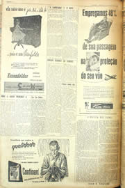 Página do jornal Unitário de outubro de 1955
