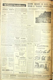 Página do jornal Unitário de outubro de 1955