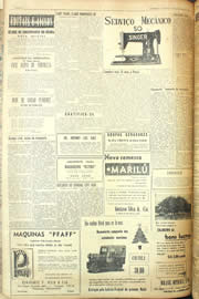 Página do jornal Unitário de outubro de 1955