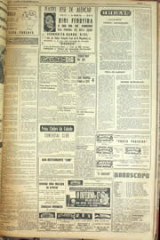 Página do jornal Unitário de outubro de 1955