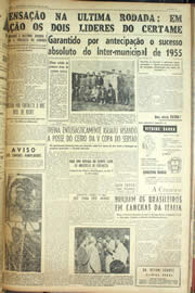 Página do jornal Unitário de outubro de 1955