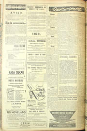 Página do jornal Unitário de outubro de 1955
