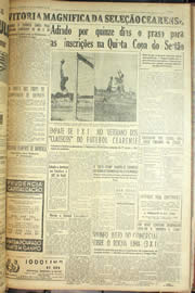 Página do jornal Unitário de novembro de 1955