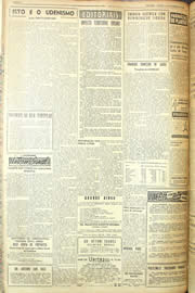 Página do jornal Unitário de novembro de 1955