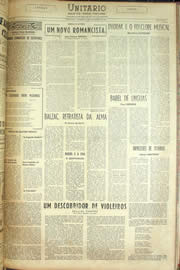 Página do jornal Unitário de novembro de 1955