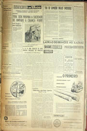 Página do jornal Unitário de novembro de 1955