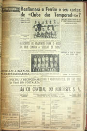 Página do jornal Unitário de novembro de 1955