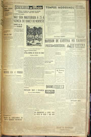 Página do jornal Unitário de novembro de 1955