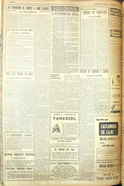 Página do jornal Unitário de novembro de 1955