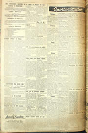 Página do jornal Unitário de novembro de 1955