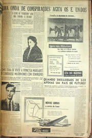 Página do jornal Unitário de novembro de 1955