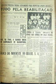 Página do jornal Unitário de novembro de 1955